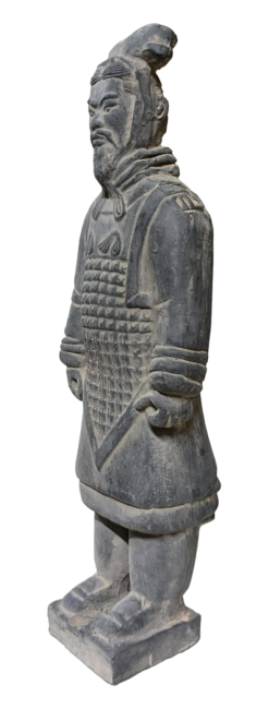 Czarna statua z terakoty ogólnej 20cm