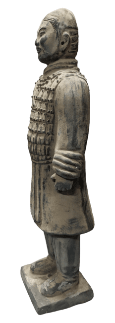 Posąg czarnego rycerza z terakoty 50 cm