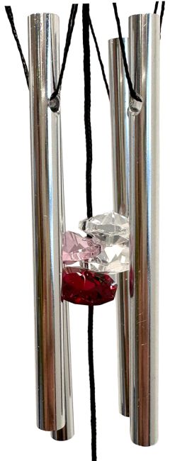 Okrągły kryształowy dzwonek o średnicy 28 cm
