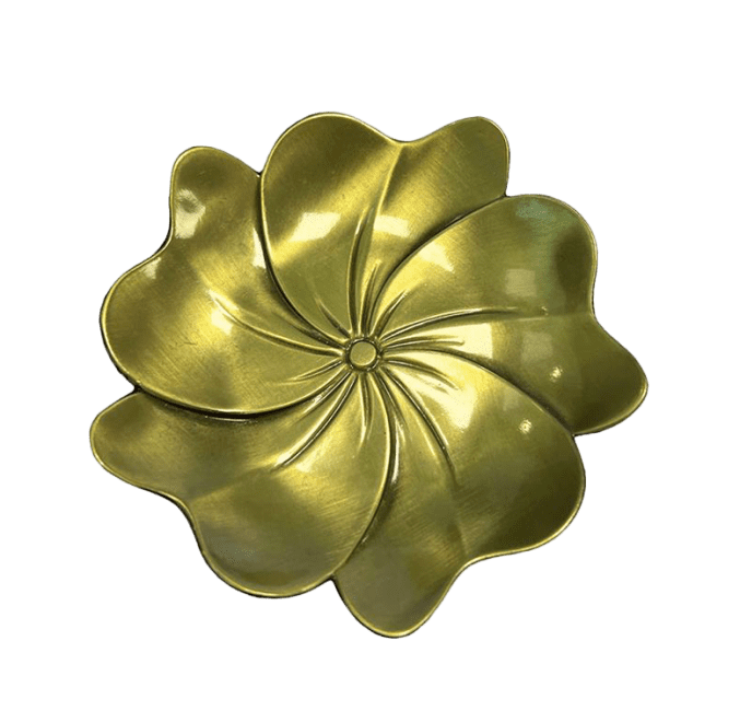 Podstawka pod kadzidełko metalowe Camellia 9 cm