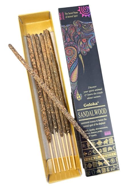 Goloka Smudge Sandalwood Animal Spirit Kadzidło 8 sztyftów